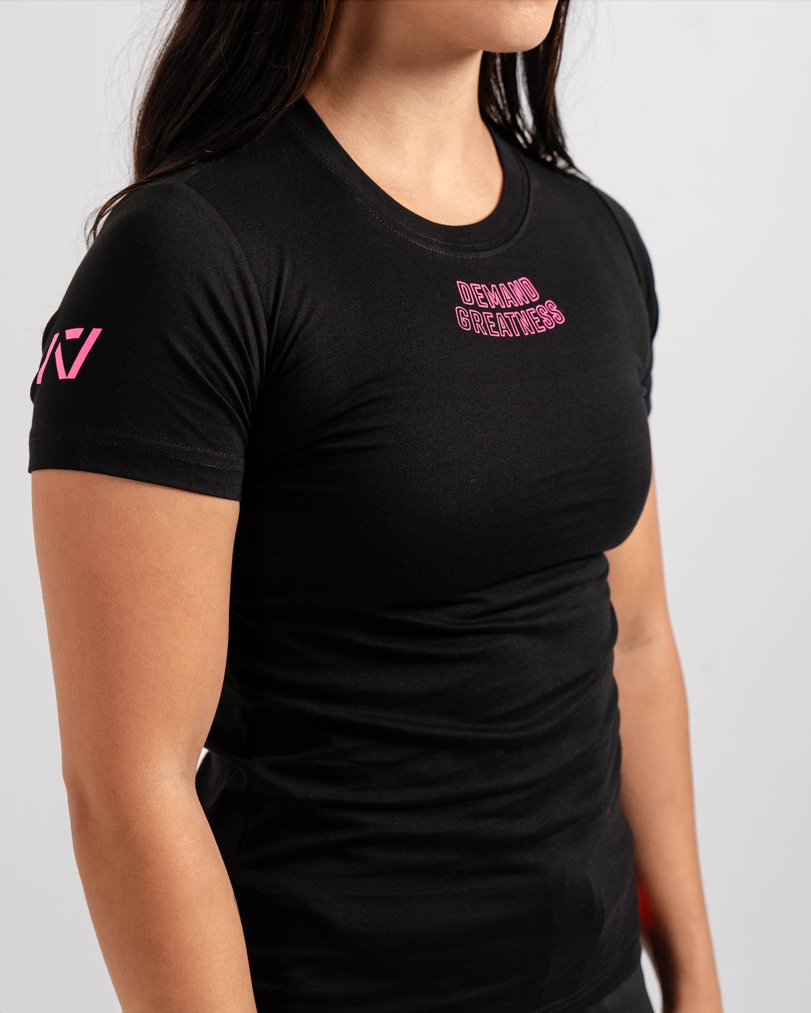 Demand Greatness True-Fit Women's Meet Shirt - Flamingo