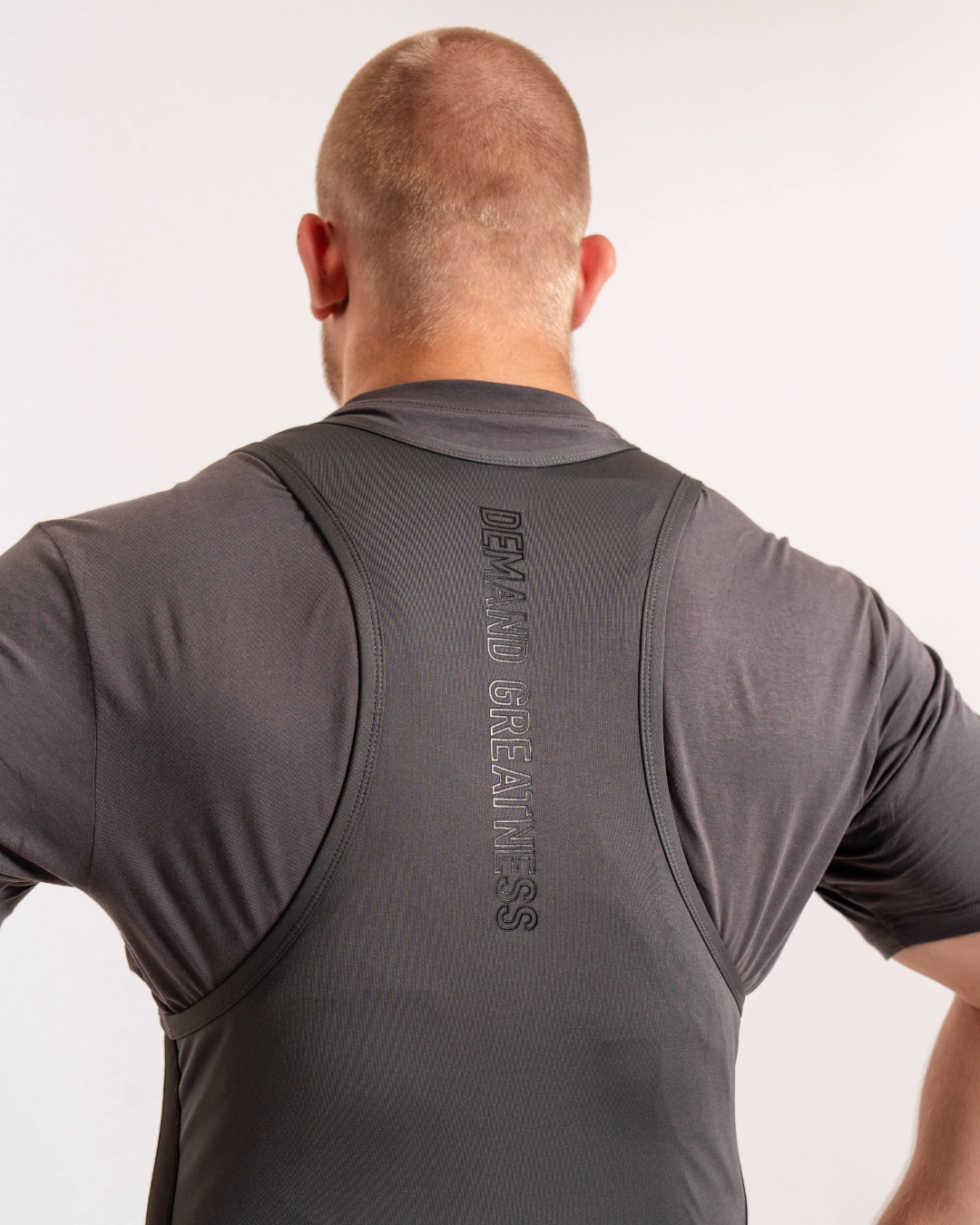 Luno Men's Singlet - Shadow Stone Gray