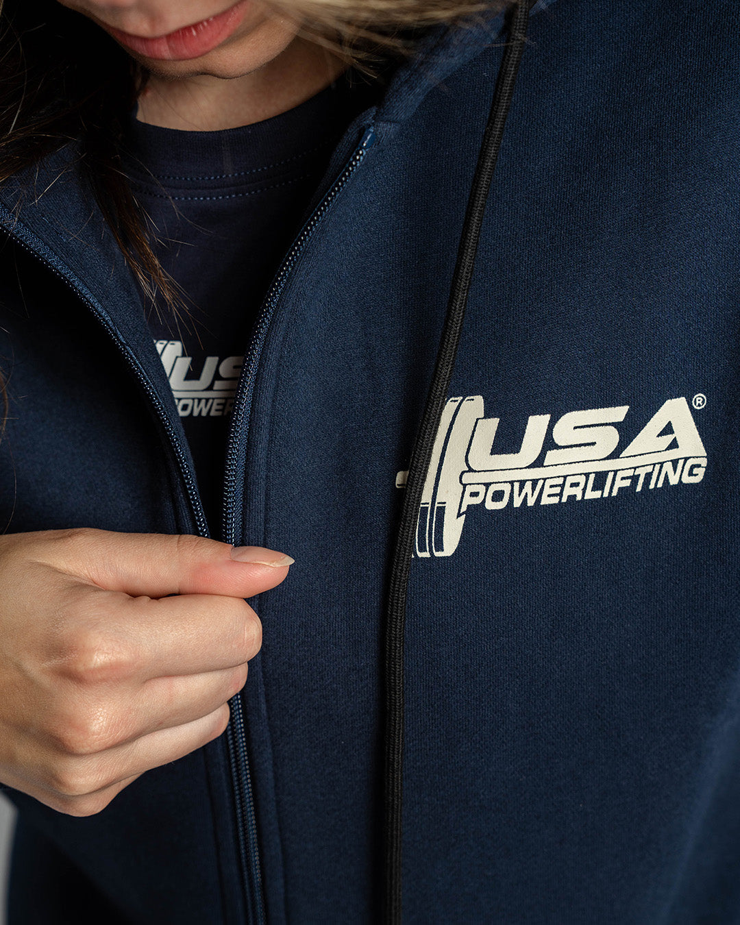 USAPL Powerlifting Unisex Zip Up Jacket