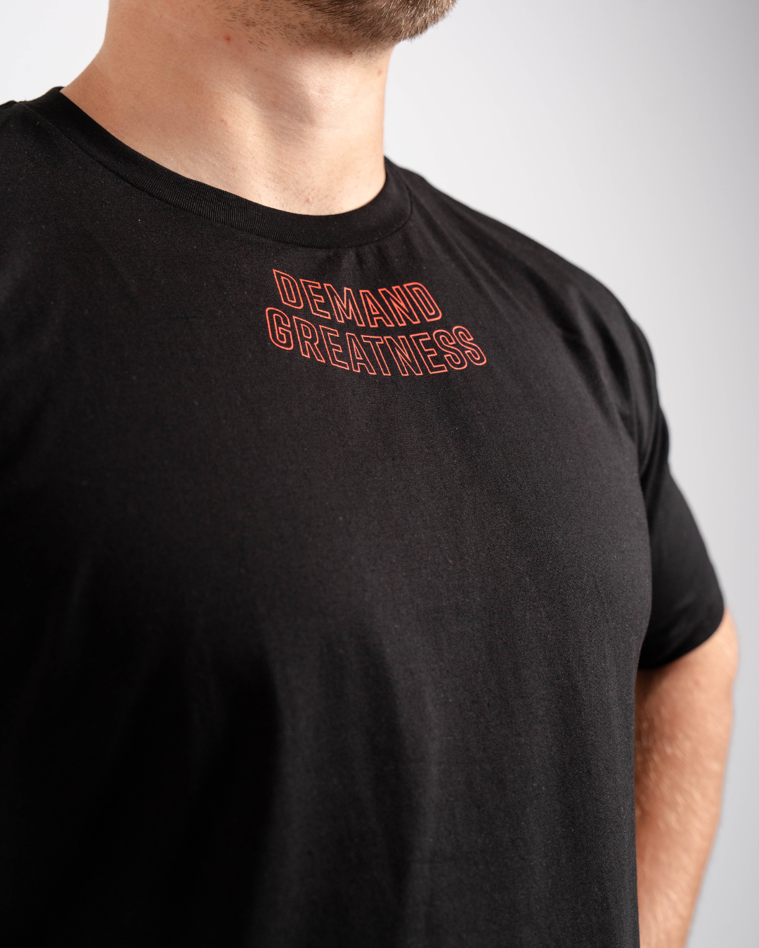 Demand Greatness True-Fit Men's Meet Shirt - Red Dawn