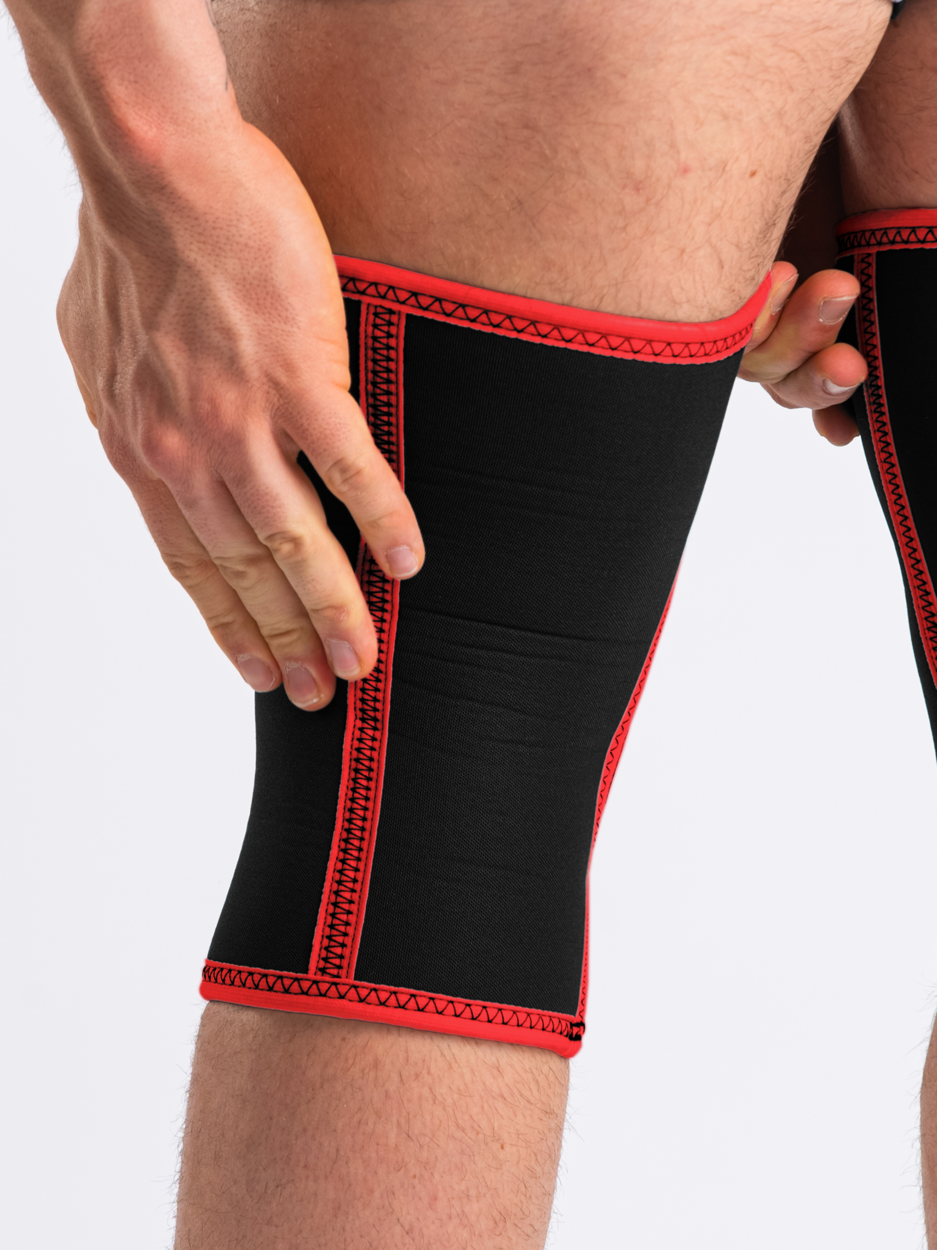 Hourglass Knee Sleeves - Red Dawn