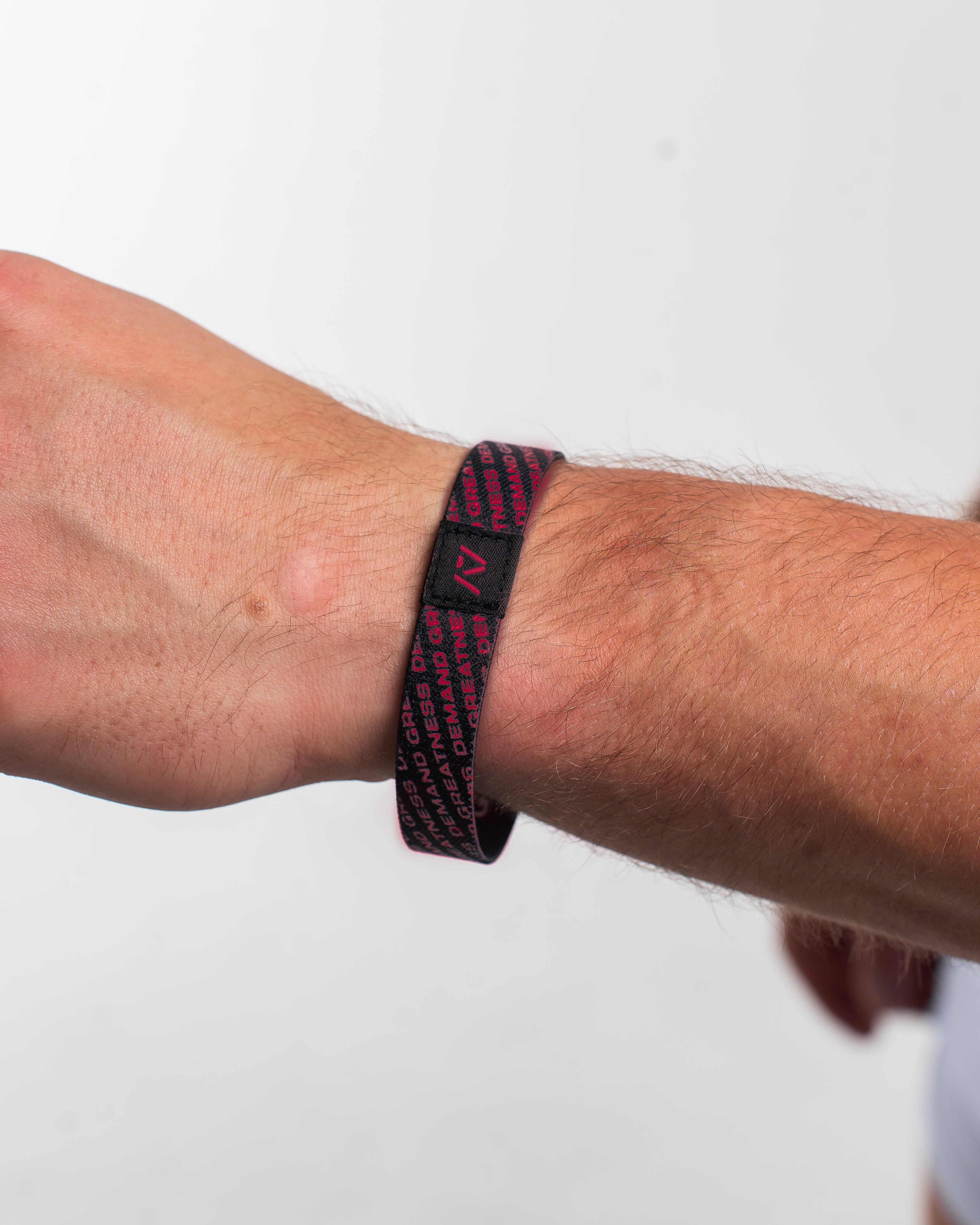 Stretchy Wristband - I am A7 I Demand Greatness - Red Dawn