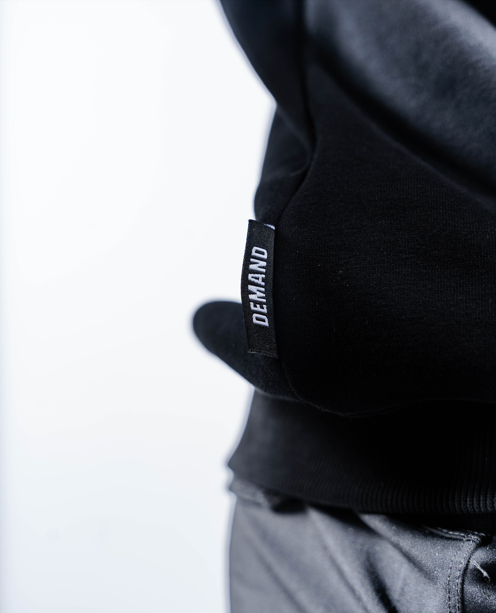 DG Sleeve Unisex Hoodie - Black