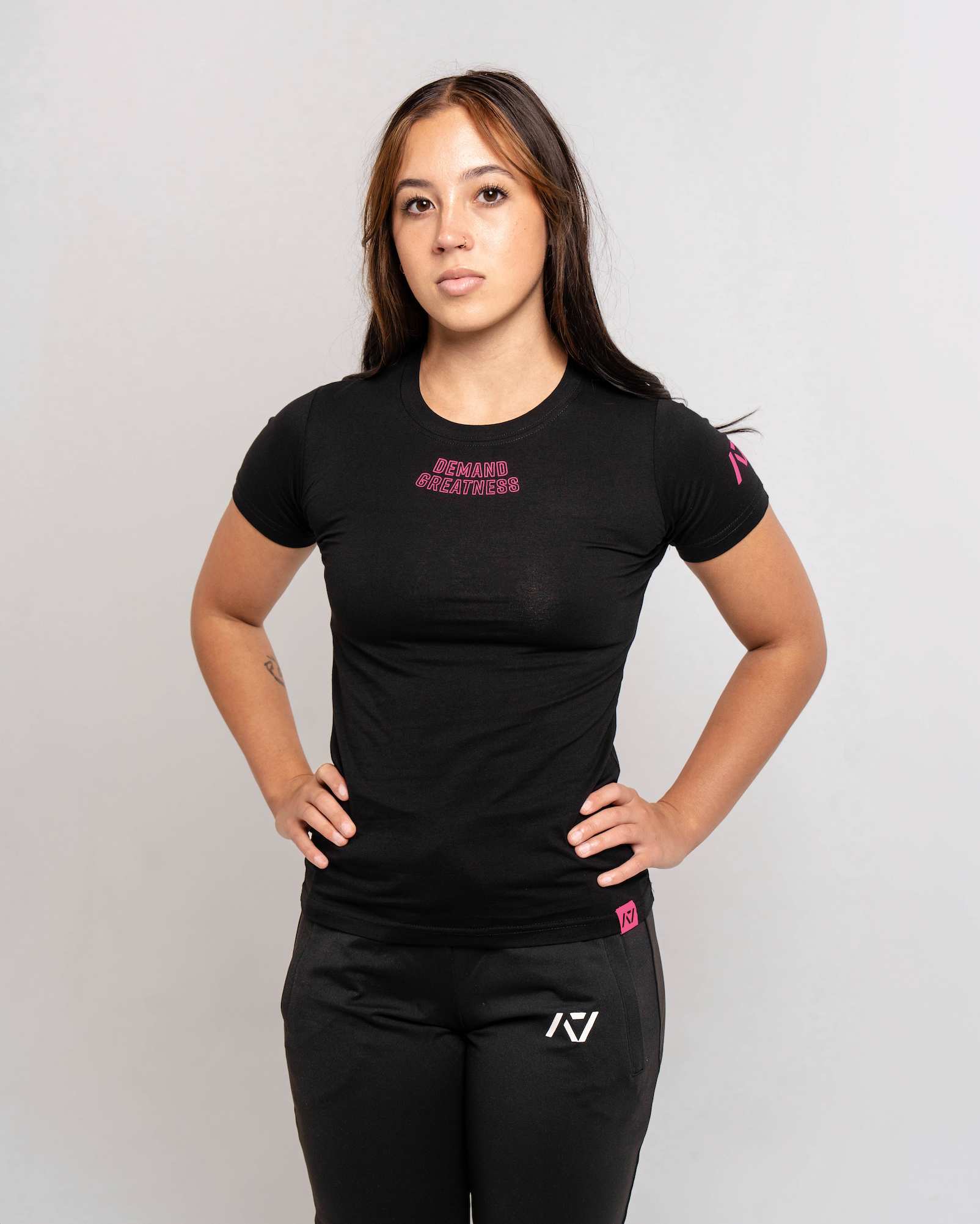 Demand Greatness True-Fit Women's Meet Shirt - Flamingo