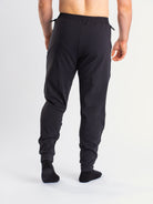 Back view of a7-us.mombra 360Go 1Z Joggers in Stealth, highlighting the elastic waistband and ankle cuffs.