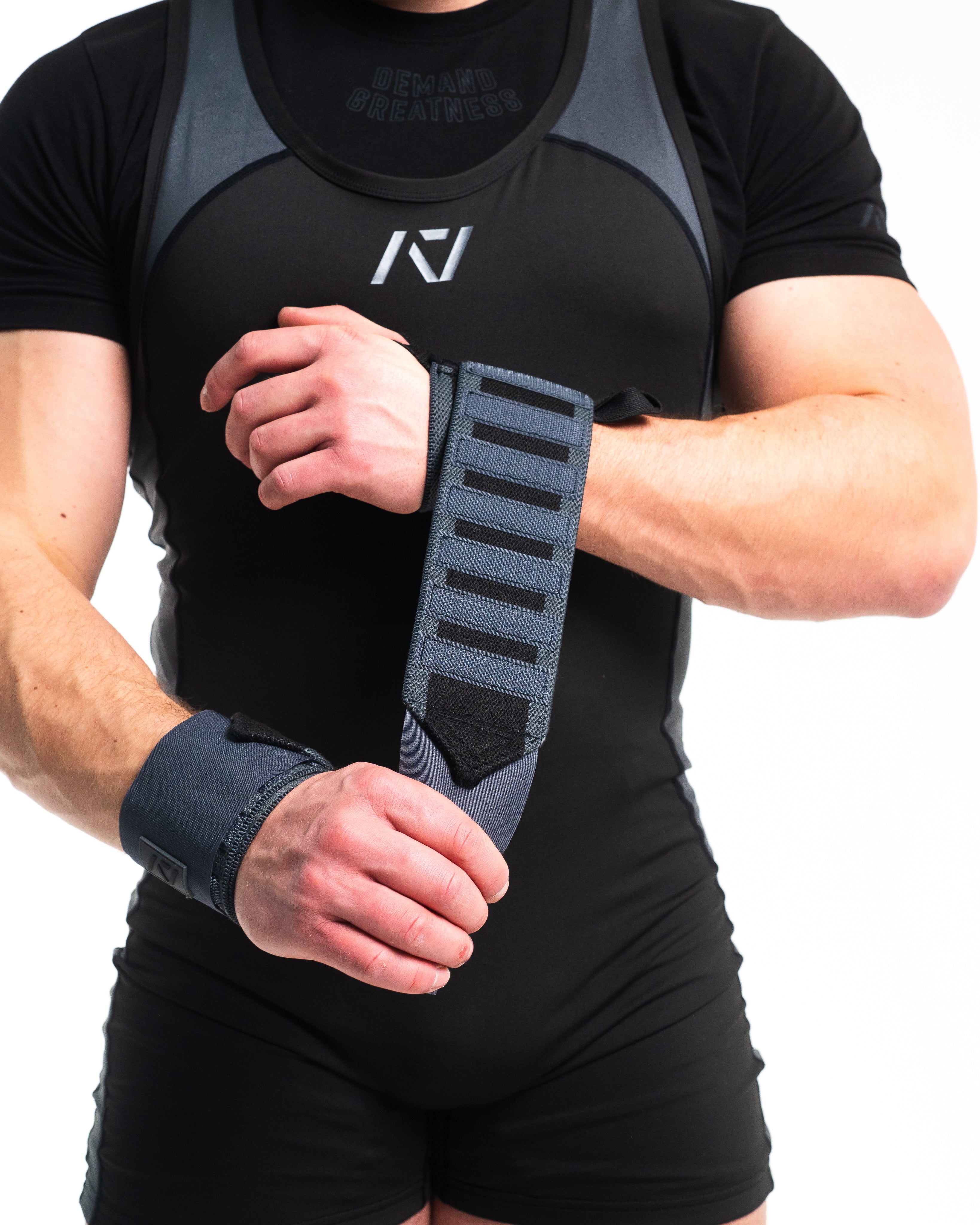 Zebra Wrist Wraps - Shadow Stone