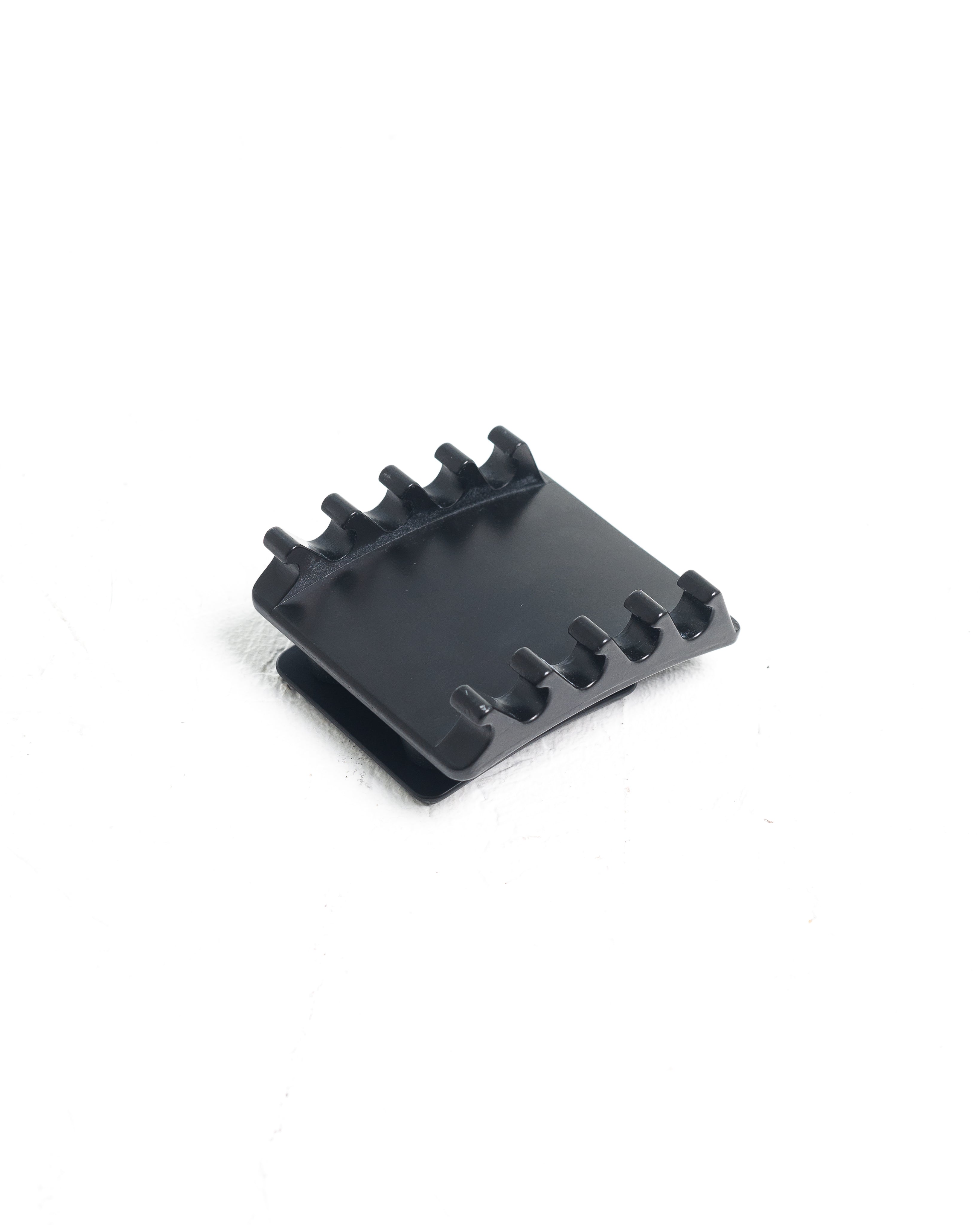 Close-up of the slotted adjustment rail on the A7 PAL Buckle allowing 0.5-inch precision settings.